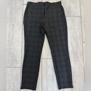 Zara grey striped trousers. Never worn. Size Large